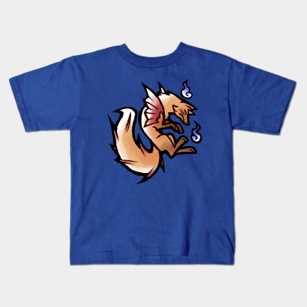 Kitsune Kids T-Shirt by PrinceofSpirits